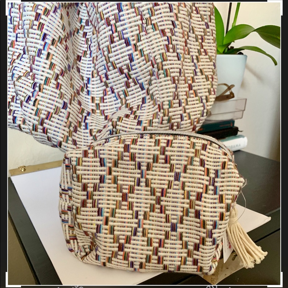 Boho Multi Color Purse Set - Picture 2 of 4